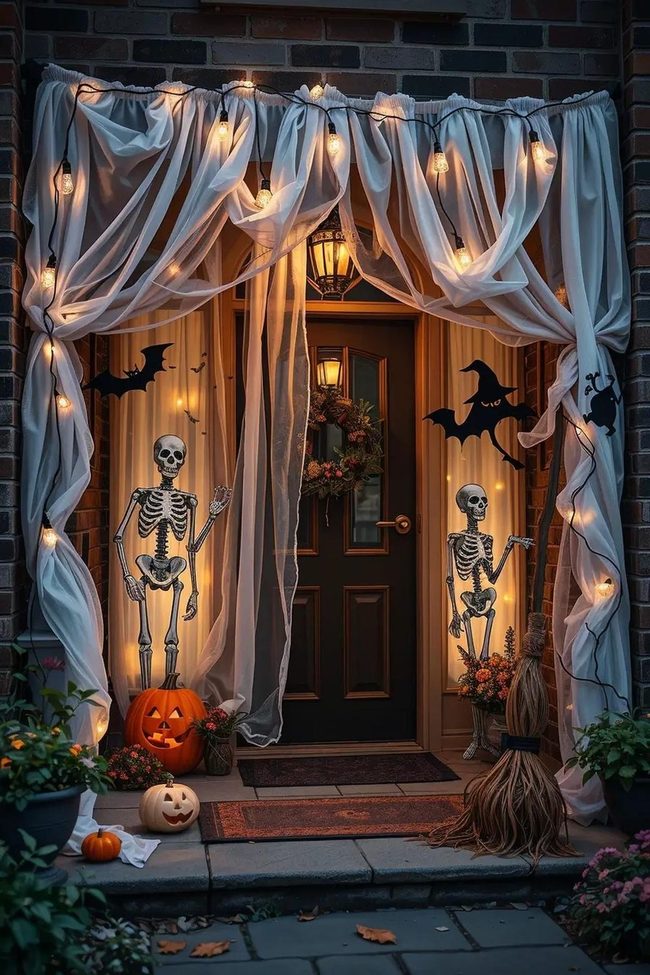 Black Spray Paint Skeleton Magic