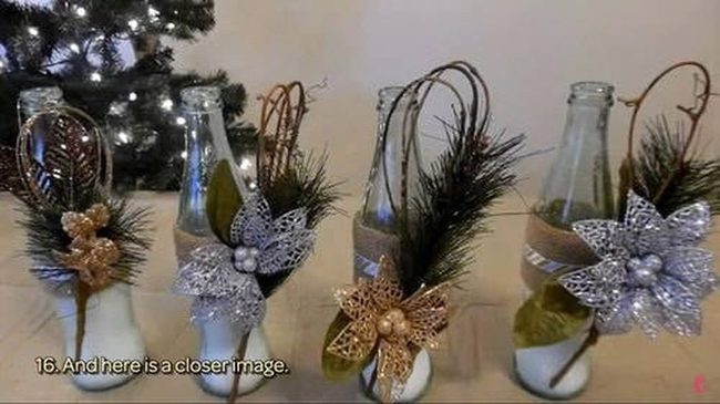 Colorful Glass Bottles Vertical Garden