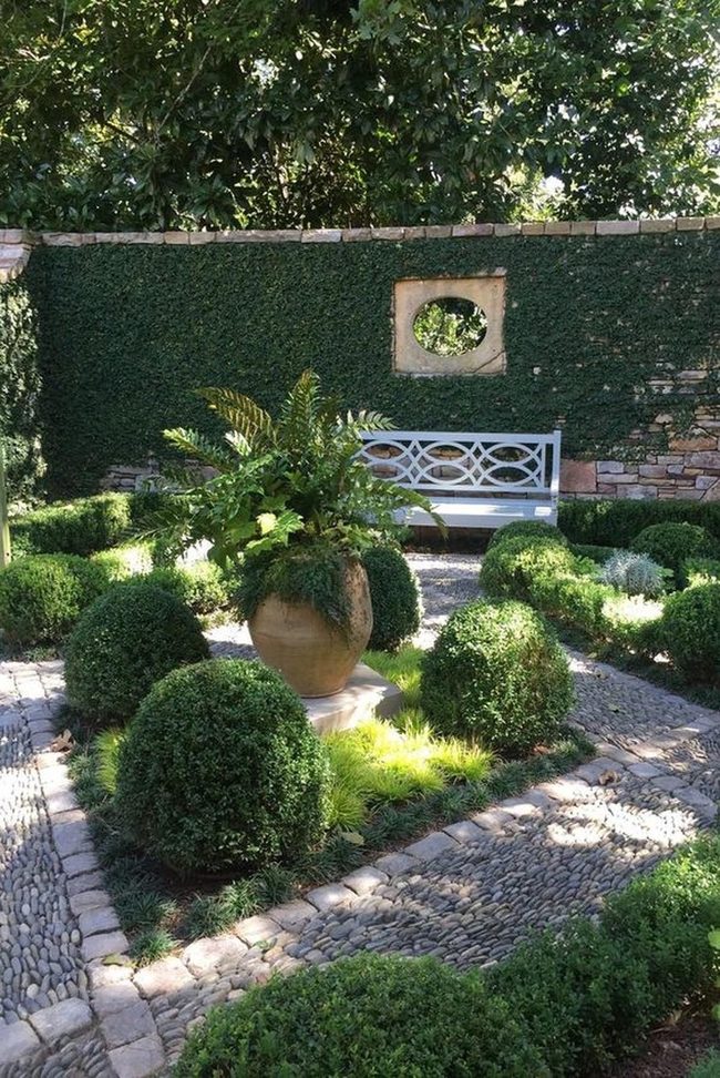 Green Symmetry With Stone Pathways