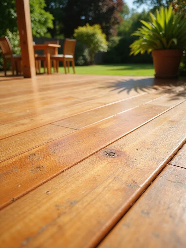 Cedar Deck Stain With Plant Safety