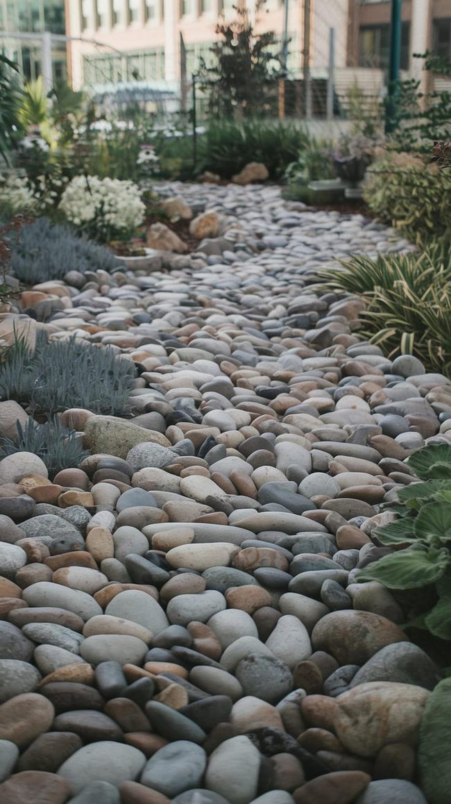 Stone Steps Through Green