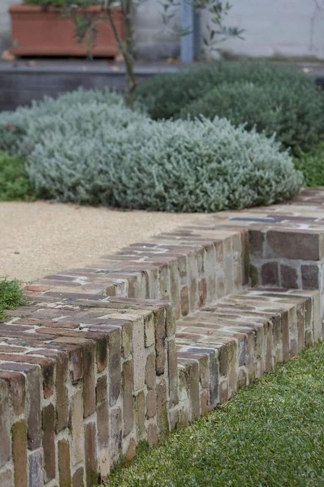 Weathered Brick Garden Seating