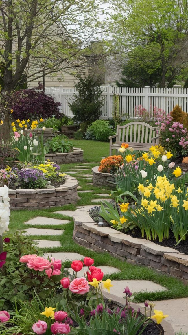 Flower Beds Transform Open-Air Spaces