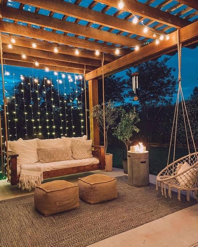 Patterned Cushions And Soft Lantern Light