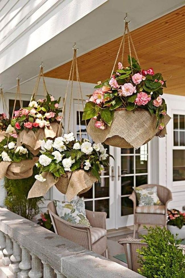 Elevated Blooms Save Floor Space
