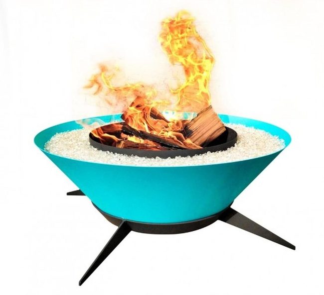 Azure Flames Statement Centerpiece