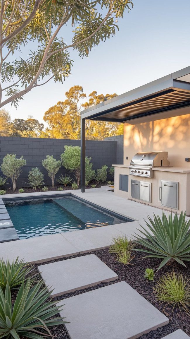 Solar-Lit Kitchen Garden Space