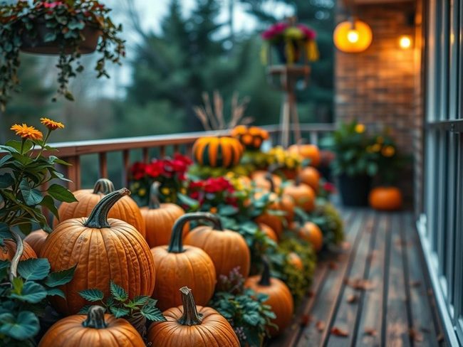 Carved Pumpkin Patch Display