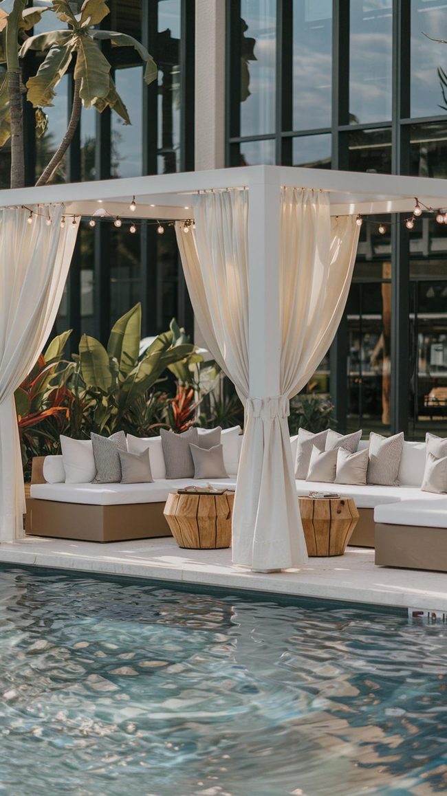 Poolside Cabana Retreat Space