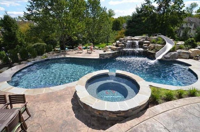 Saltwater Slide And Swim Bar