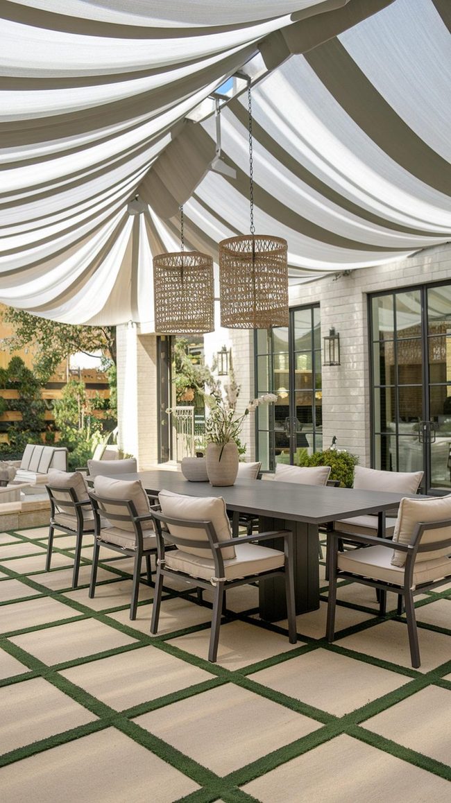 Portable Shade Meets Resort Style