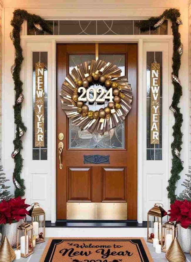 Chromelic Evergreen Door Welcome