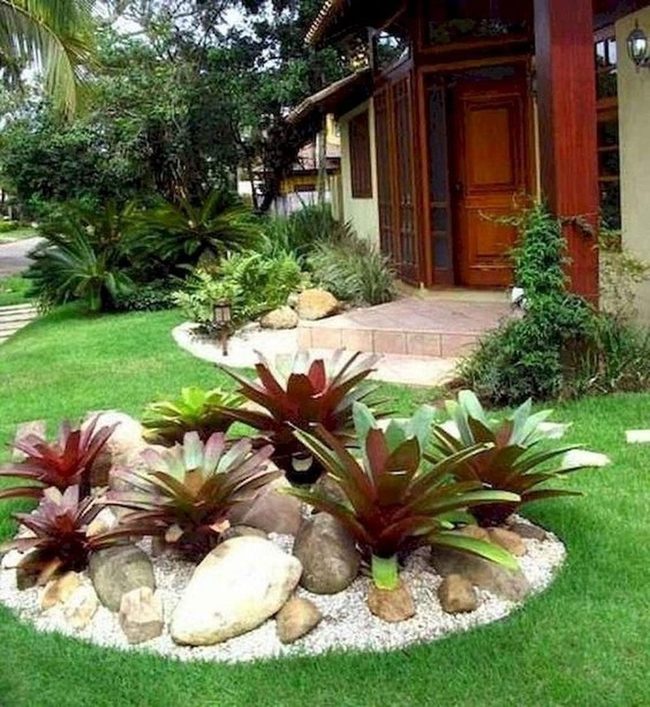 Pea Gravel River Rock Garden Base