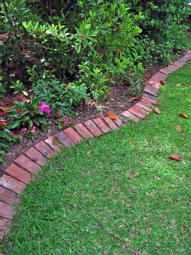 Warm Brick Garden Borders