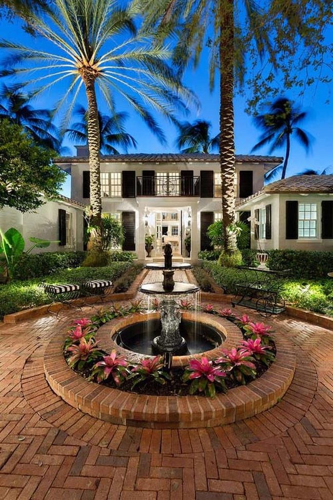 Two-Tier Water Cascade Entrance