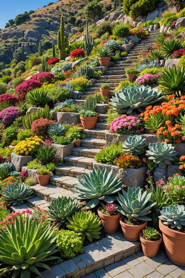 Stacked Greenery Layers
