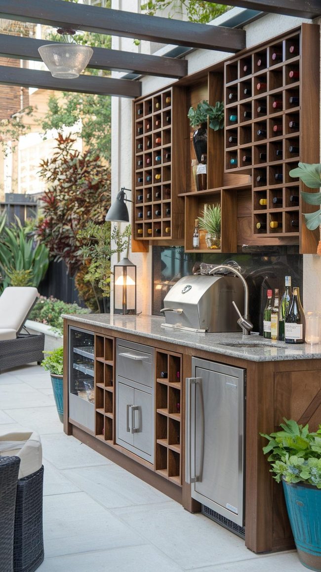 Candlelit Backyard Bar Lounge