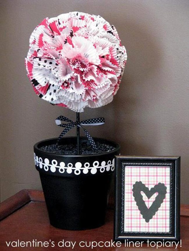 Colorful Cupcake Liner Flower Ball