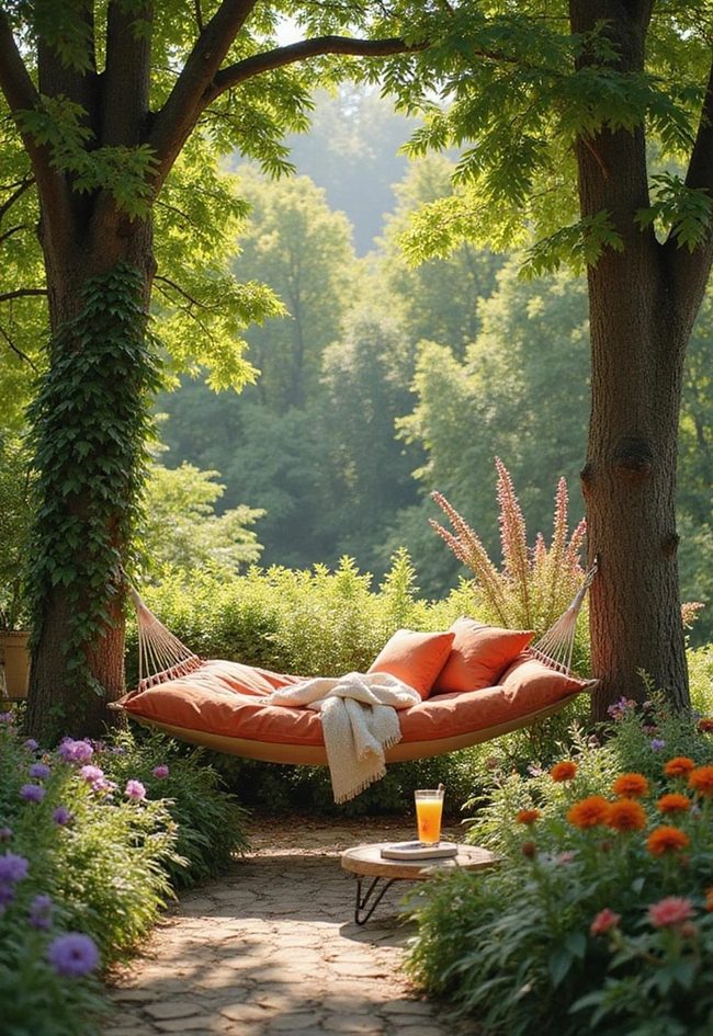 Flowering Plants Frame Your Hammock