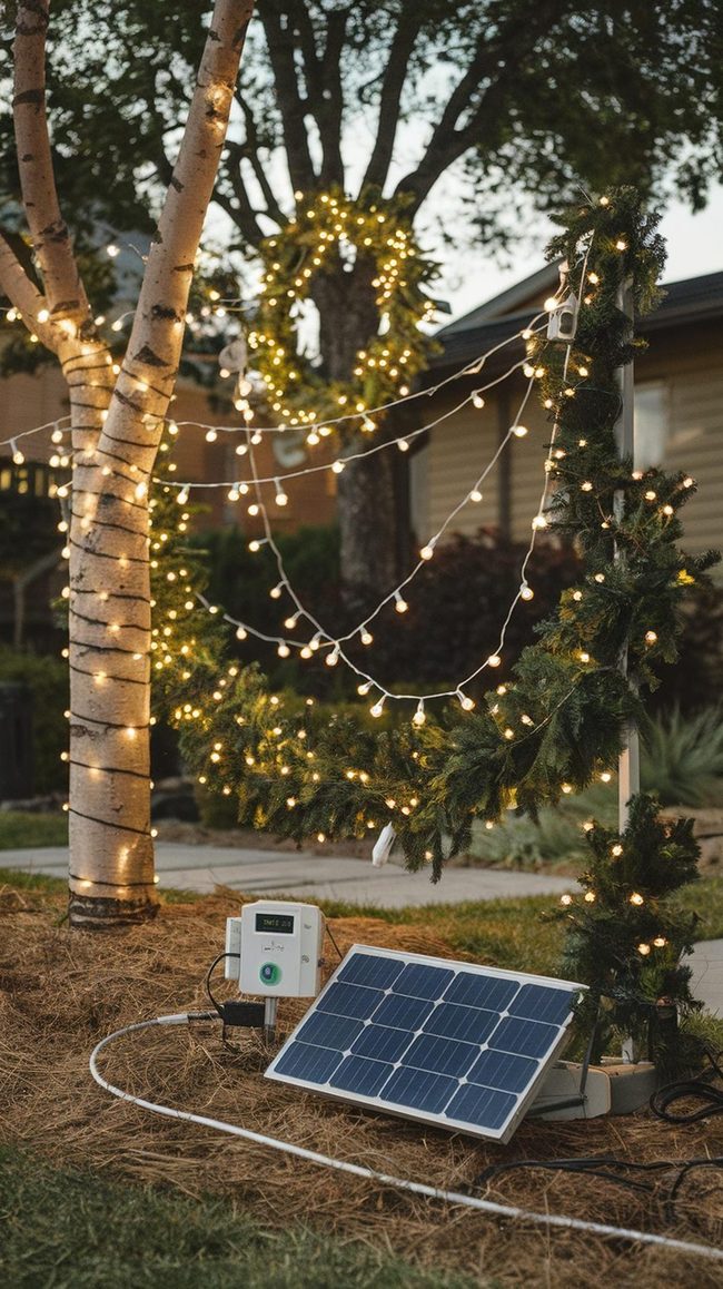 Solar-Powered Led Holiday Brilliance