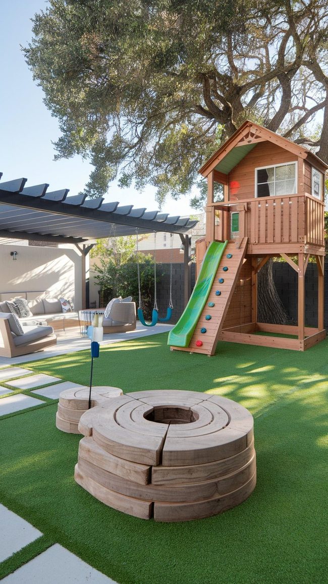 Soft Mulch Kids Play Zone
