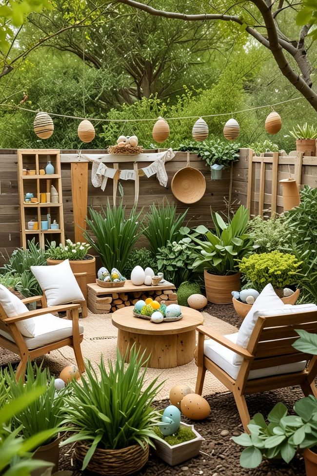 Upcycled Easter Open-Air Brilliance