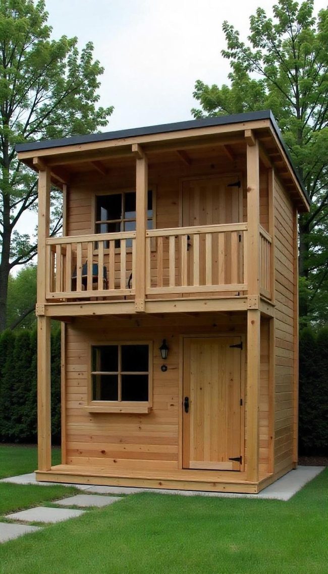 Vertical Solutions Shed Two Levels