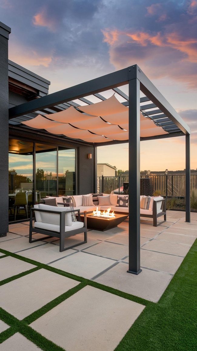 Current Steel Pergola Shade