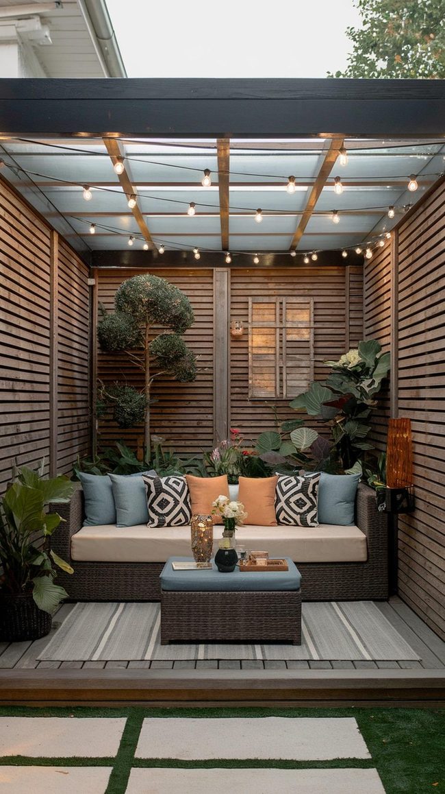 Enclosed Patio Shade and Privacy