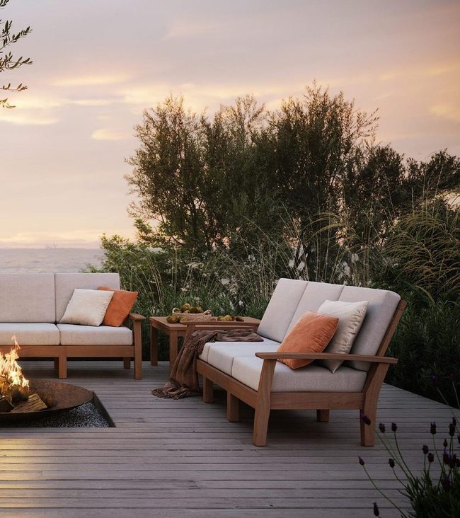 Firelit Circle Stone Seating