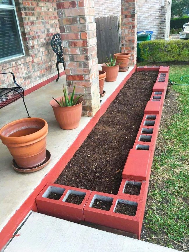 Clay Pots Frame Living Garden