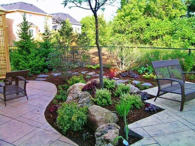 Boulder Pathways With Creeping Green