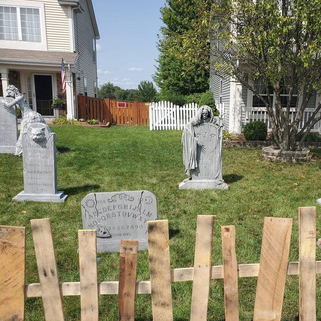 Weeping Angels Among Tombstones