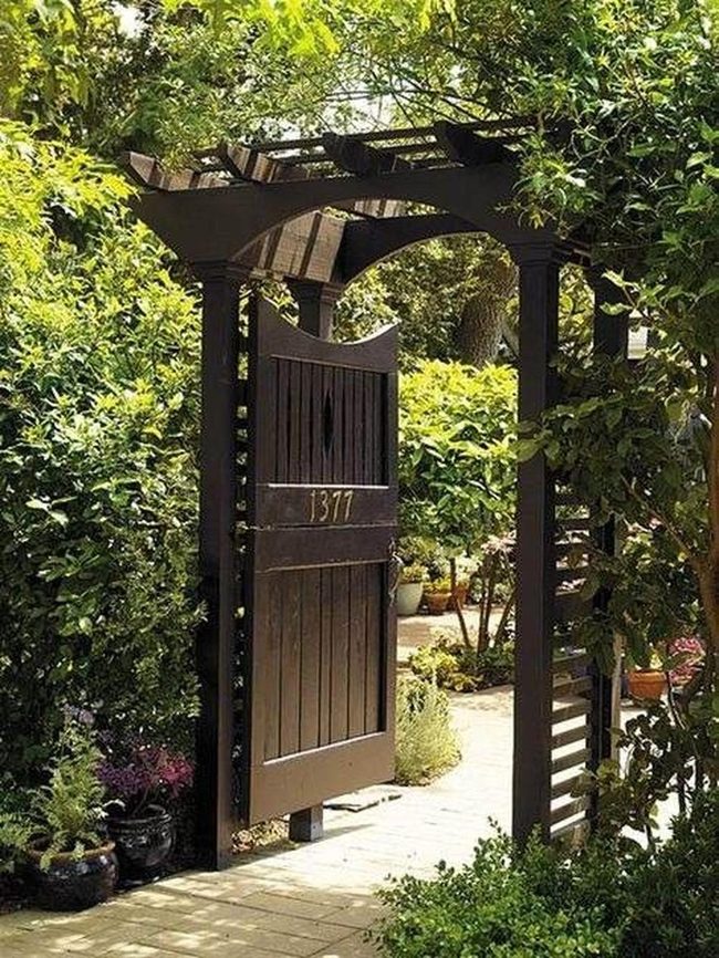 Verdant Canopy Garden Gate