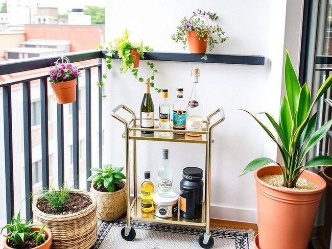 Tiered Bar Cart For Entertaining