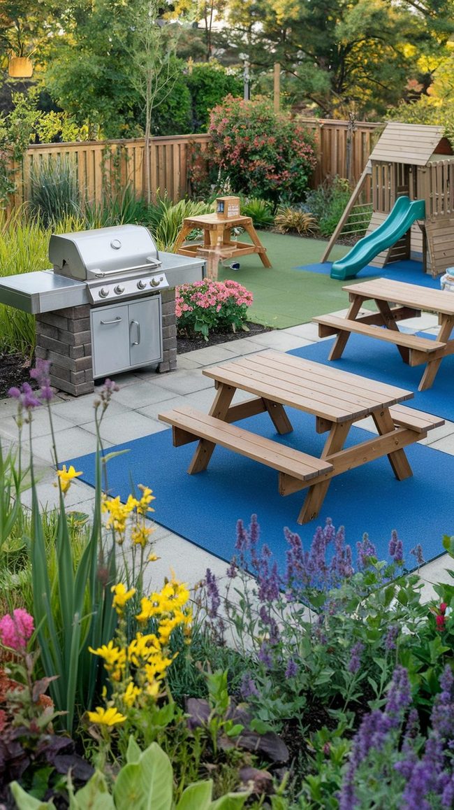 Low Tables Rubber Mats Kids