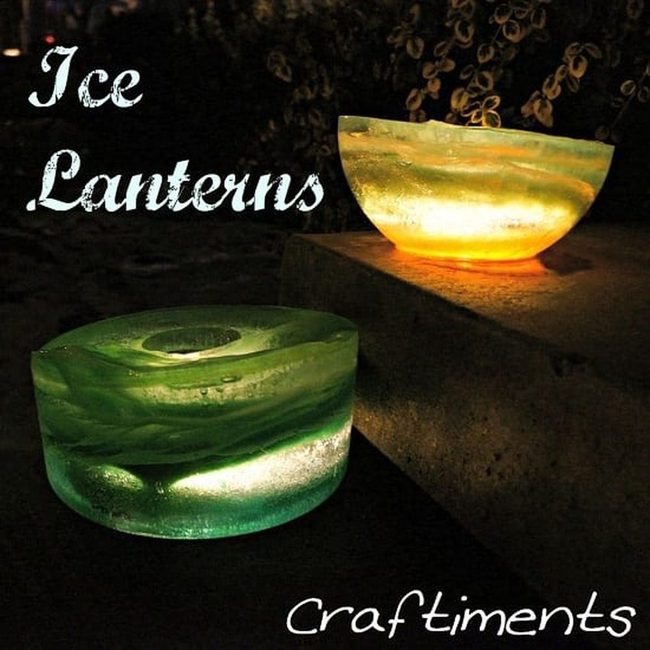 Frozen Light Sculpture Lanterns