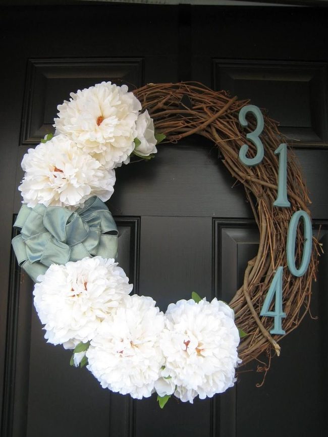 Handmade Sage And White Wreaths