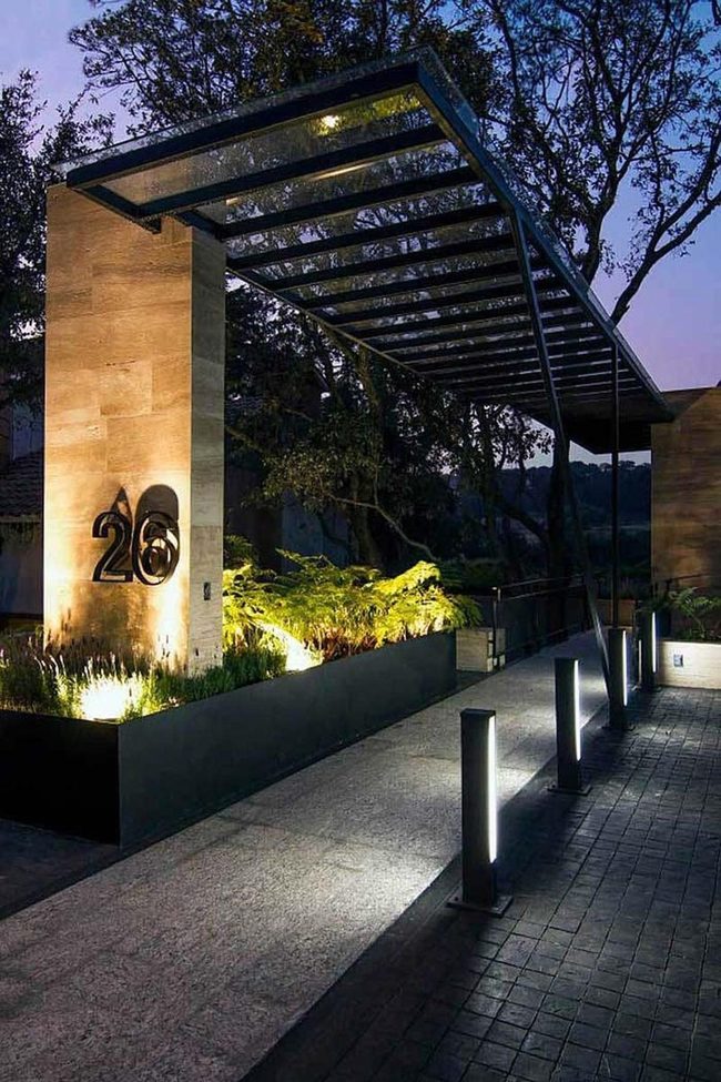Glass And Metal Gateway