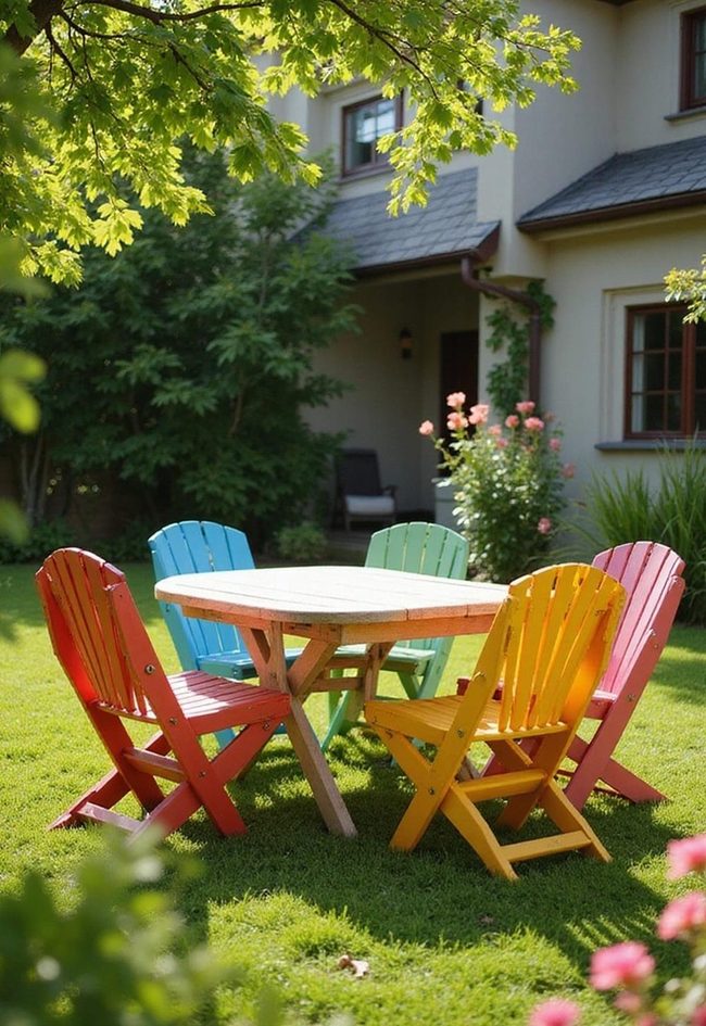 Lightweight Sustainable Chairs In Radiant Colors