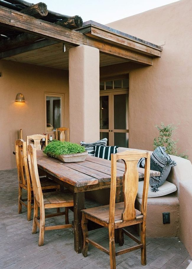 Solid Wood Moroccan Dining Retreat