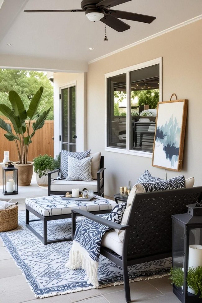 Sculptural Patio Art Accessories