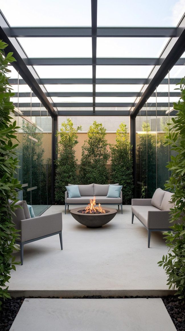 Sunlit Workspace With Green Plants