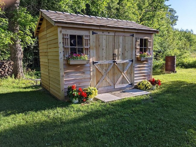 Wooden Shed Garden Retreat Space