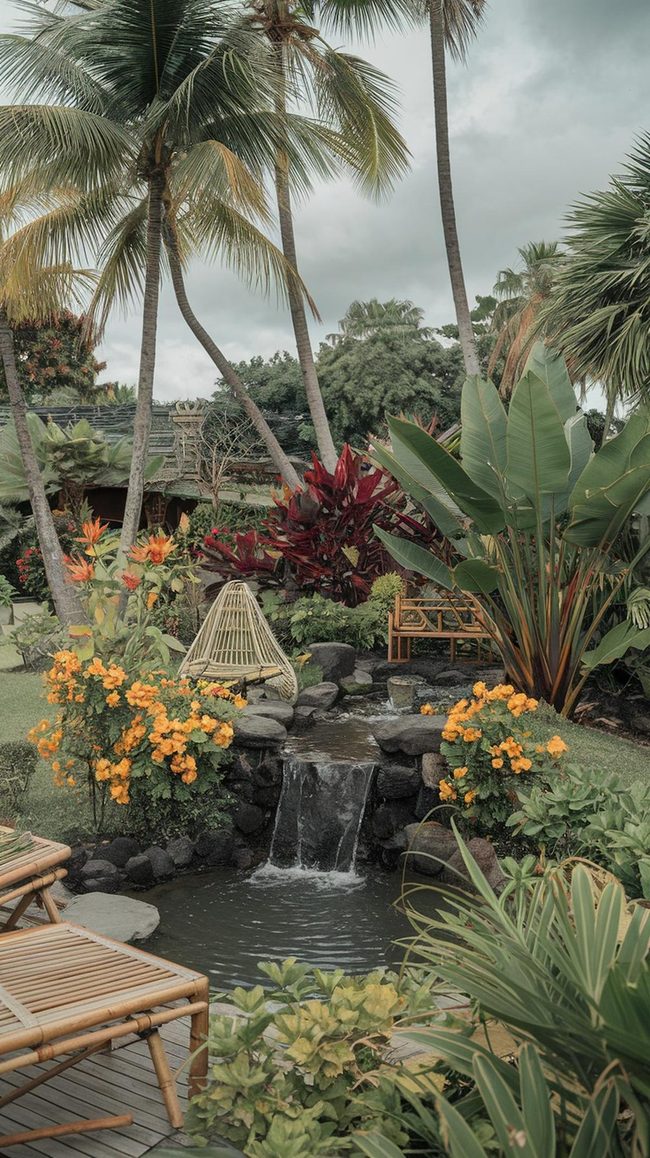Lush Green Tropical Paradise