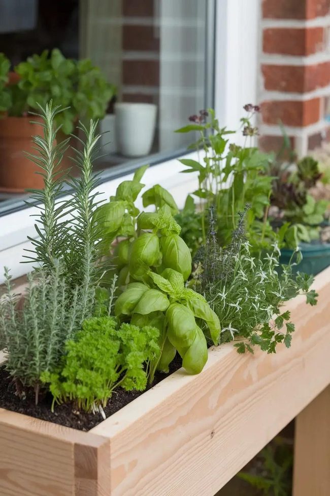Fresh Herbs At Your Window
