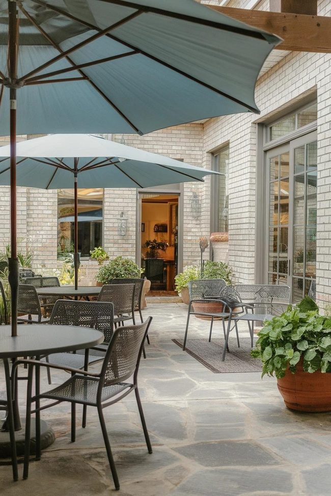 Colorful Umbrellas Shade Solution