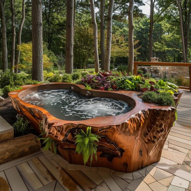 Upcycled Materials Into Living Planters