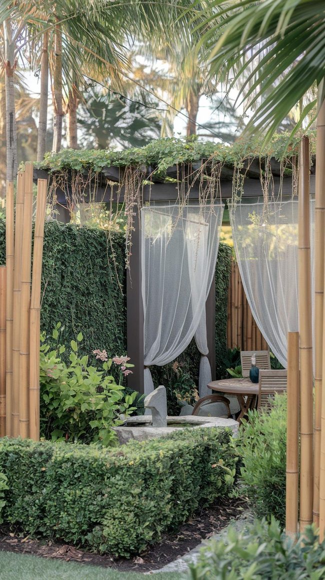 Bamboo Barriers Form Tropical Seclusion