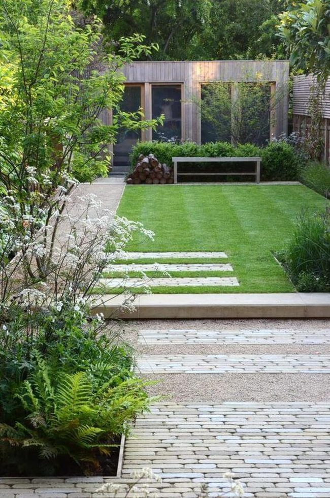 Clean Lines Through Green Spaces